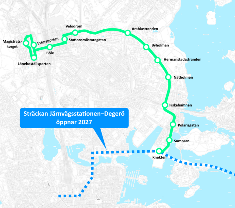 En ny spårvägslinje kommer till Arabiastranden – testkörningarna för linje 13 startade i dag