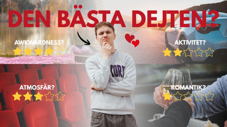Videoreportage: Vad är den bästa första dejten?