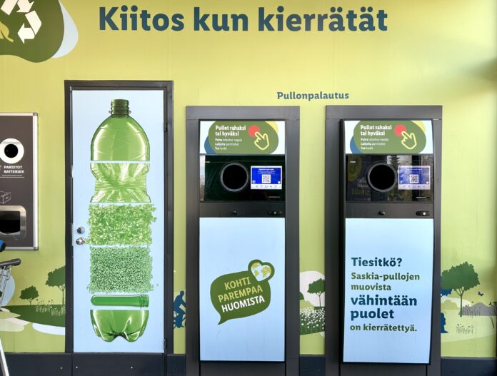 Pantautomat i en Lidl